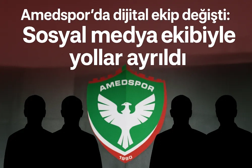 Amedspor’da dijital kriz mi? Sosyal medya ekibi komple gönderildi !