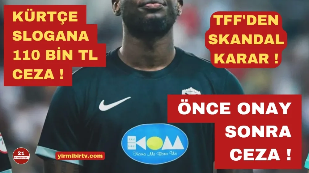 TFF’den Amedspor’a Kürtçe slogan cezası